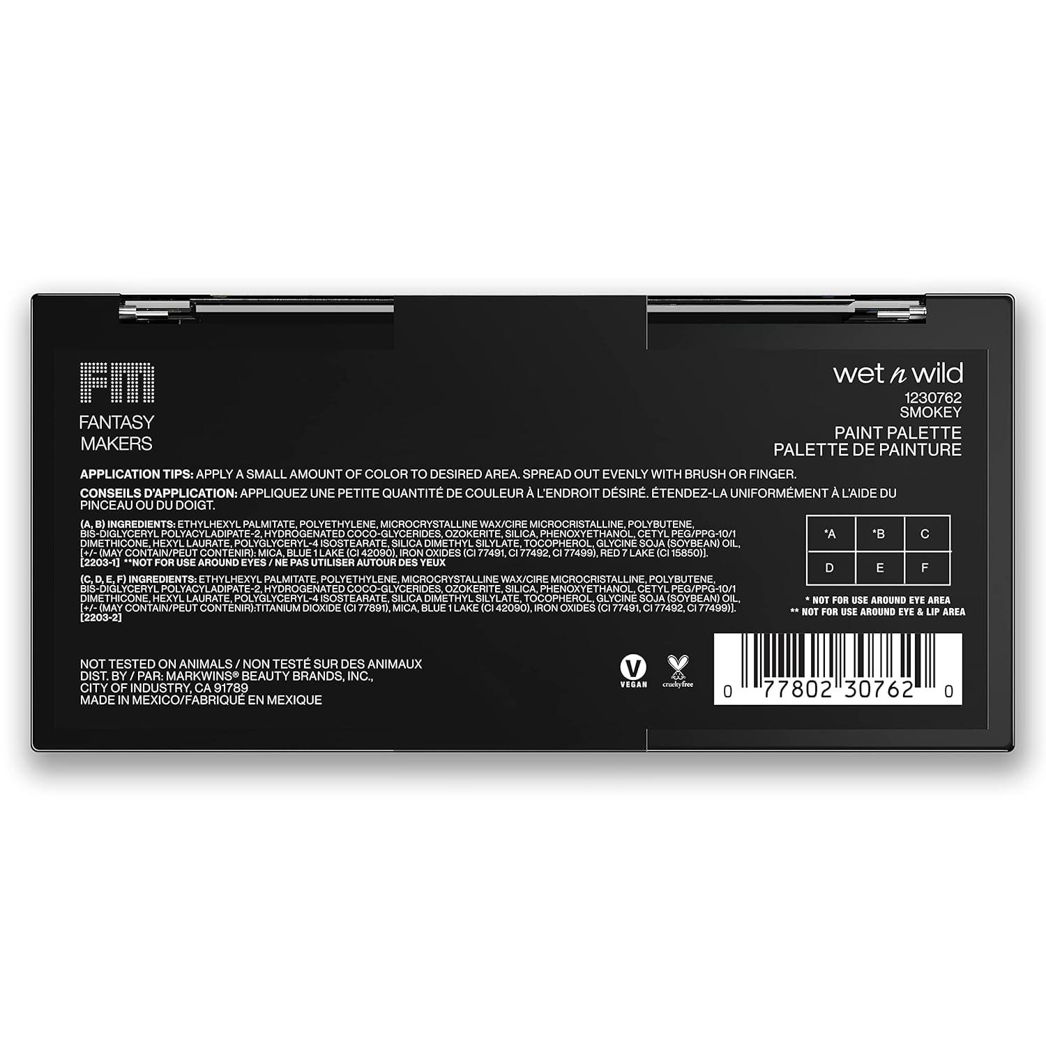 wet n wild Fantasy Makers Halloween Paint Palette Smokey