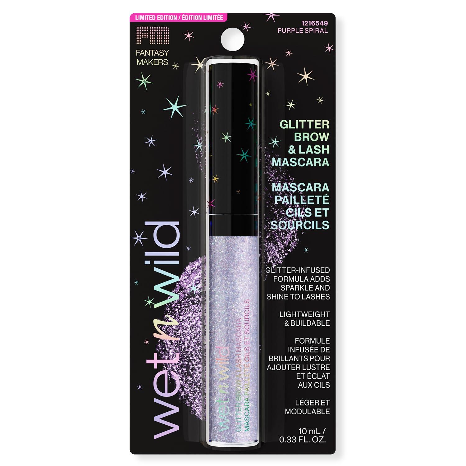 wet n wild Glitter Brow & Lash Mascara – Purple Spiral