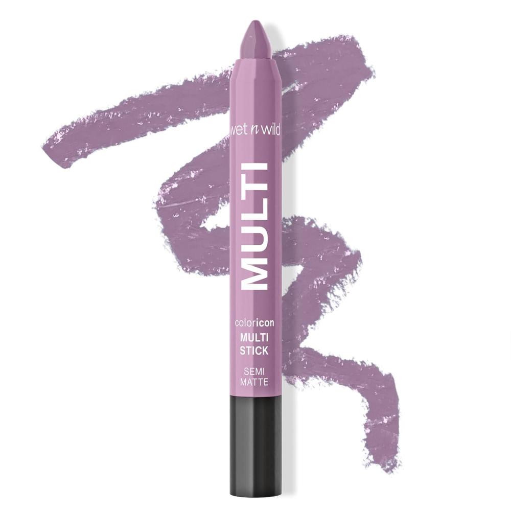 wet n wild Color Icon Cream Eyeliner Eyeshadow Multi-Stick, Moisturizing, Nourishing Velvety Cream-to-Powder Buildable & Blendable Formula, Cruelty-Free & Vegan – Champagne Room(Lavender Bliss)
