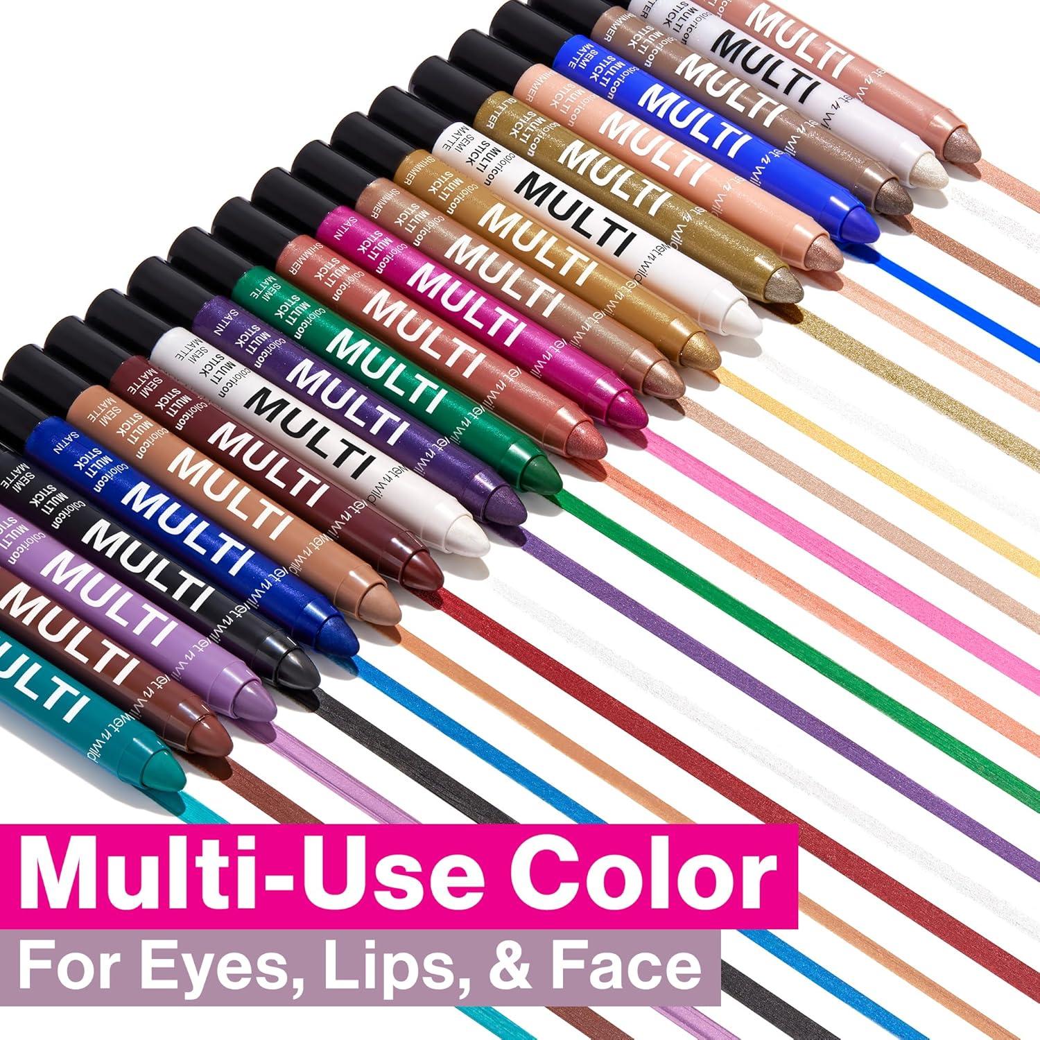 wet n wild Color Icon Cream Eyeliner Eyeshadow Multi-Stick, Moisturizing, Nourishing Velvety Cream-to-Powder Buildable & Blendable Formula, Cruelty-Free & Vegan – Champagne Room(Lavender Bliss)