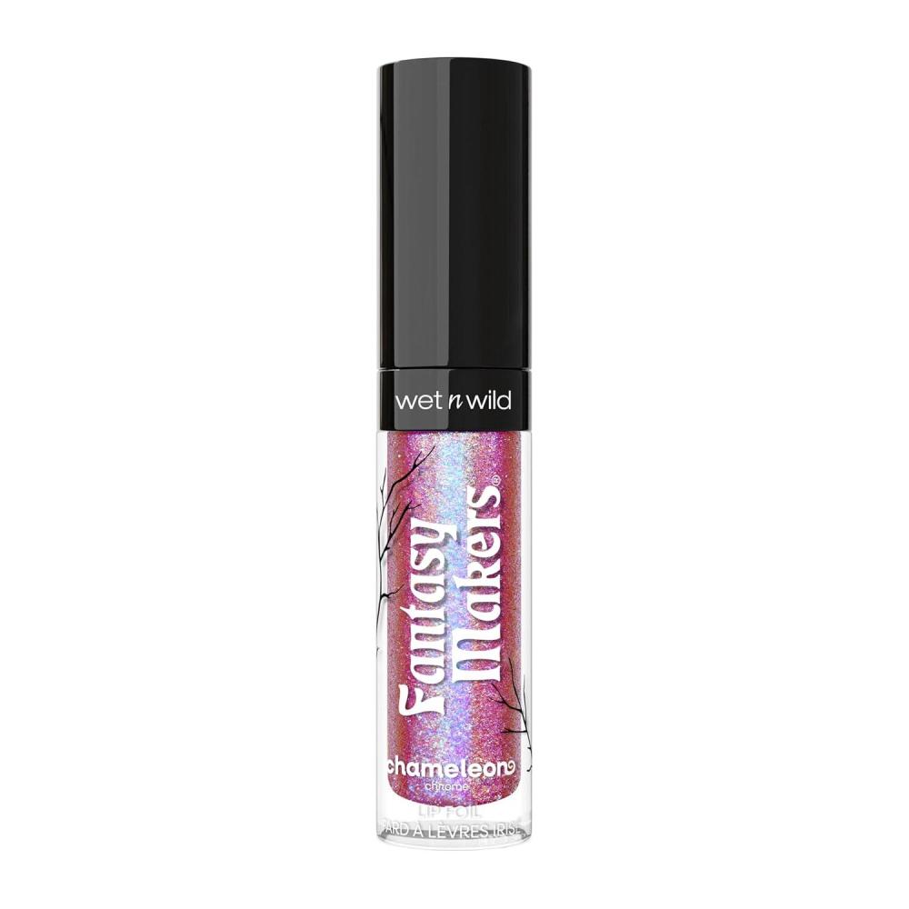 wet n wild Halloween Fantasy Makers Chameleon Chrome Lip Foil, Intense Multi-Chrome Pigment, Mesmerizing Blendable Color Shift Foil Finish, Cruelty-Free – Nymph’s Whisper(0.09 Fl Oz (Pack of 1))
