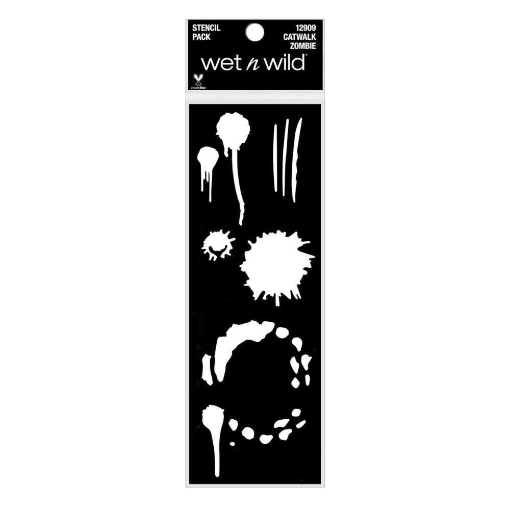 wet n wild Fantasy Makers Face and Body Stencil, Catwalk Zombie