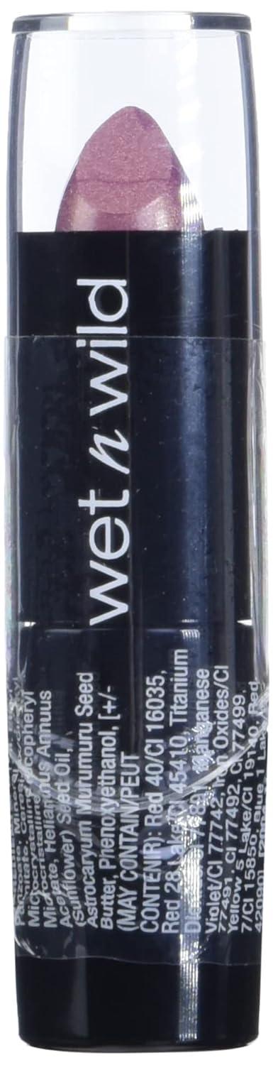 wet n wild Silk Finish Lipstick Rich Color Dark Pink Frost + Color Icon Eyeliner Pencil Baby’s Got Black