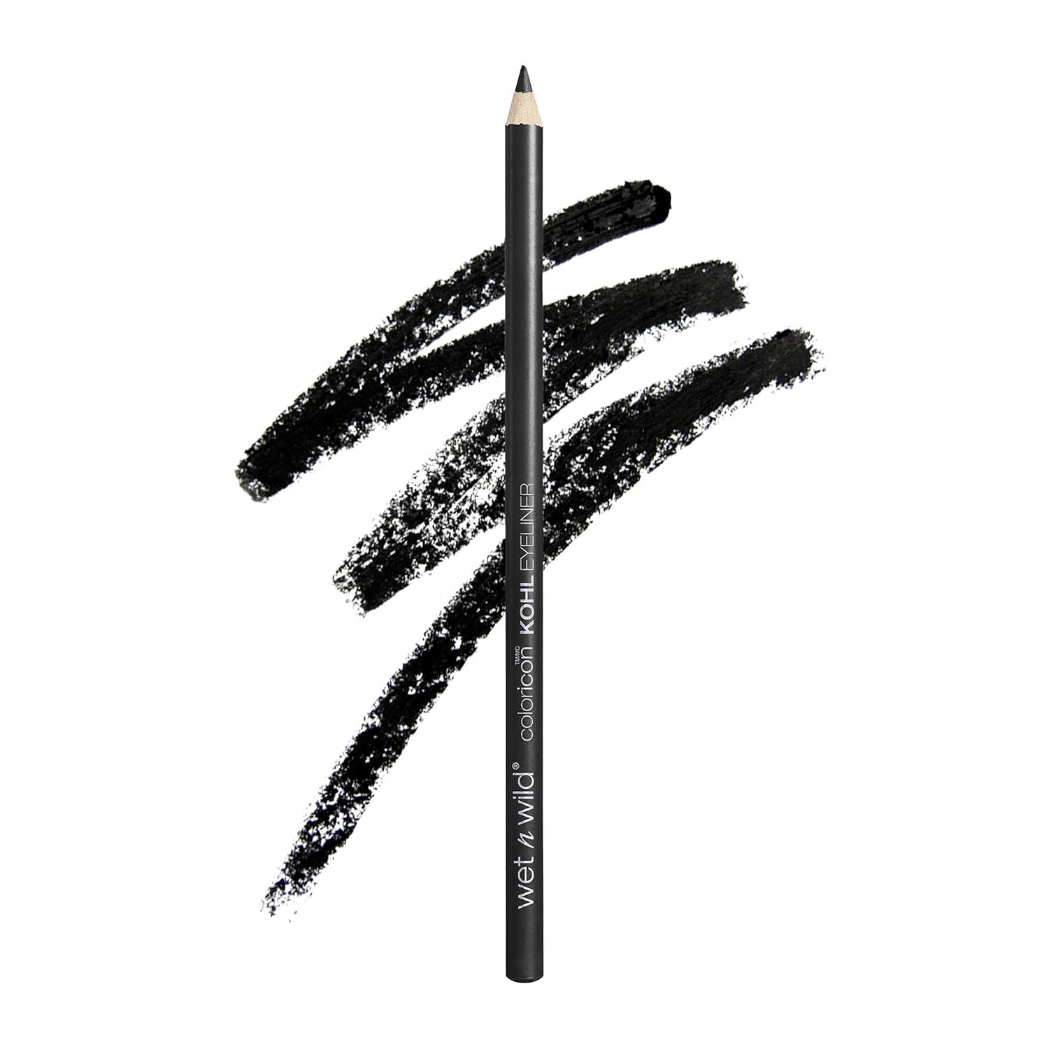 wet n wild Silk Finish Lipstick Rich Color Dark Pink Frost + Color Icon Eyeliner Pencil Baby’s Got Black