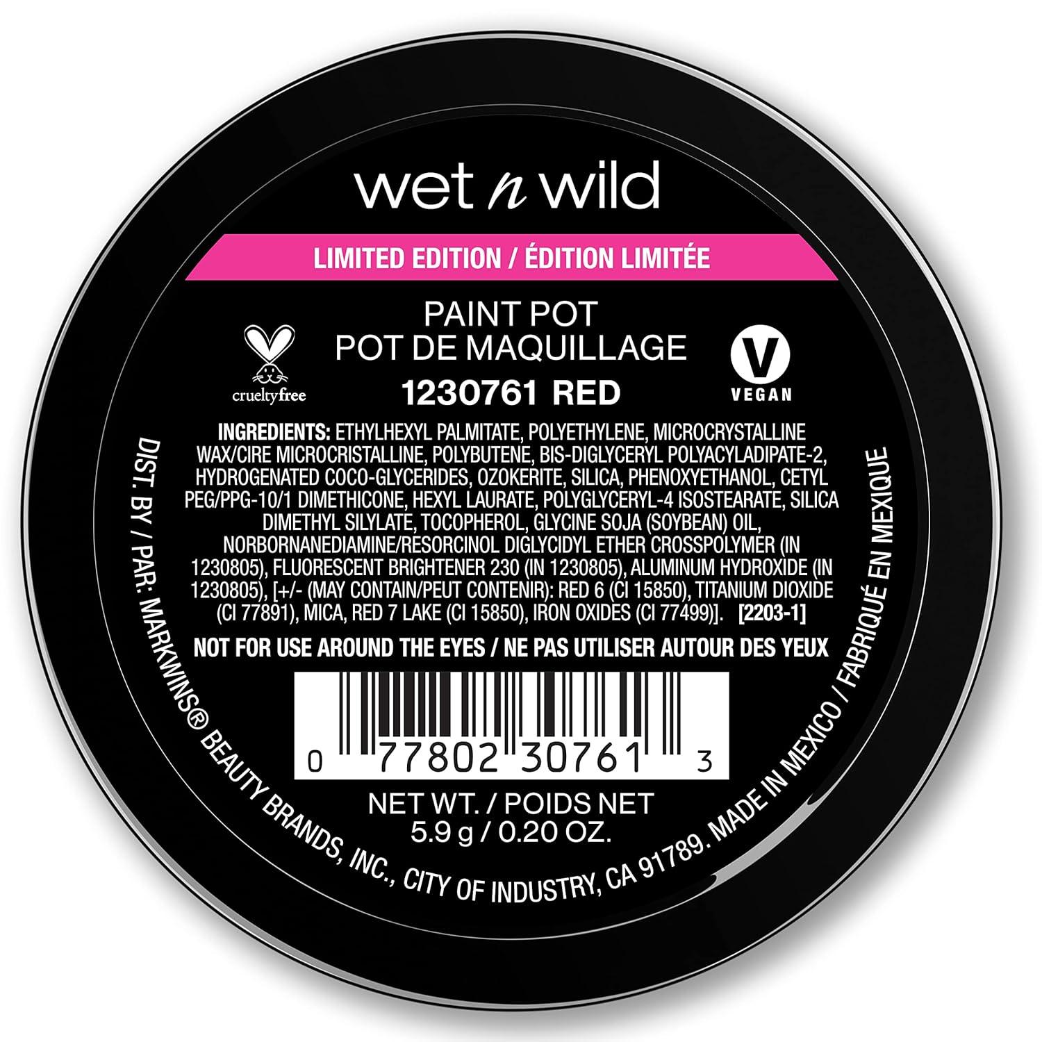wet n wild Fantasy Makers Halloween Body Paint Pot Red Makeup