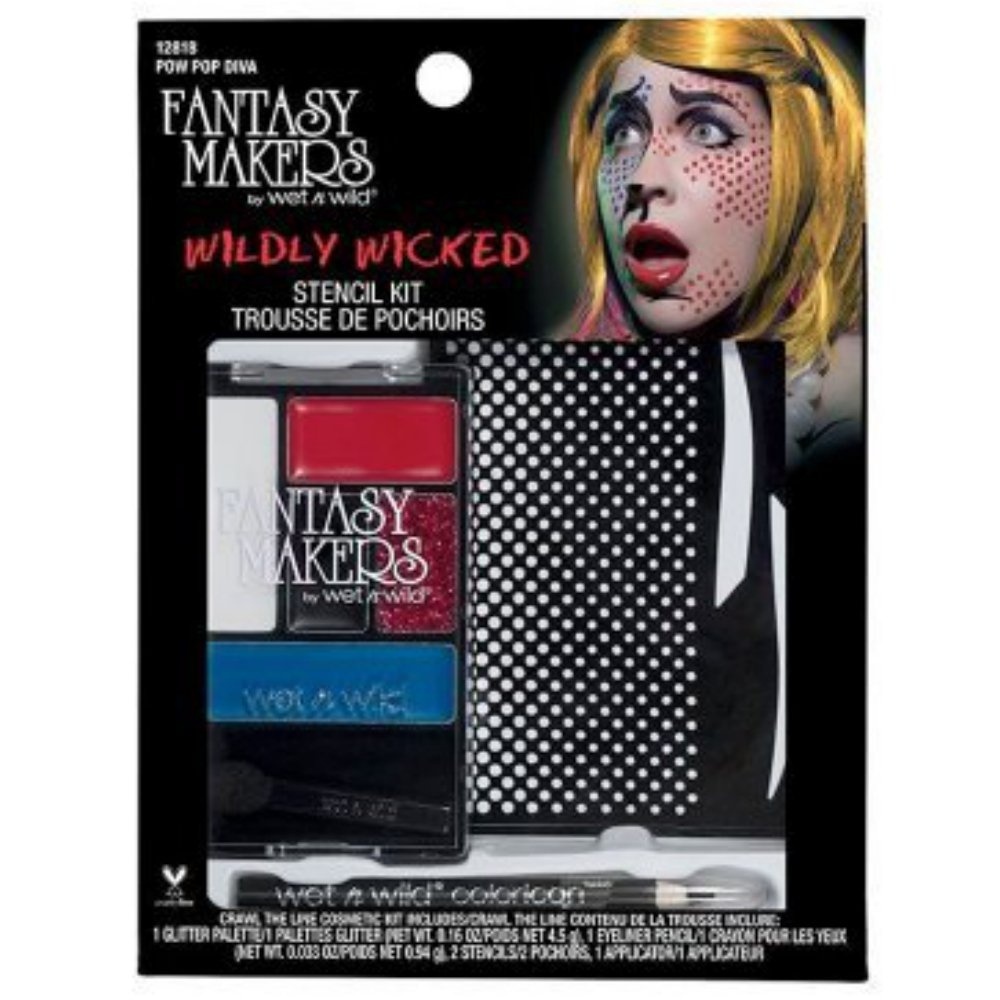 Wet ‘n Wild Fantasy Makers Wildly Wicked Stencil Kit – 12818 Pow Pop Diva