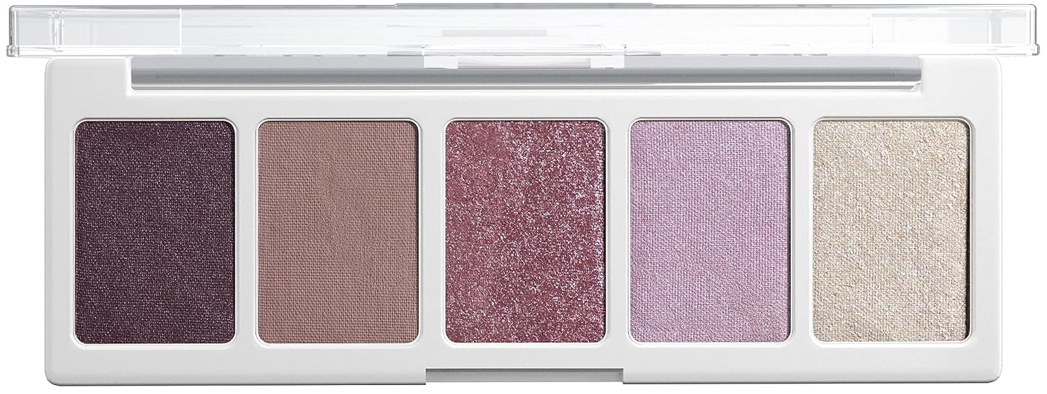 wet n wild 5 Pan Eyeshadow Palette Purple Petalette and Kohl Eyeliner Pencil Baby’s Got Black