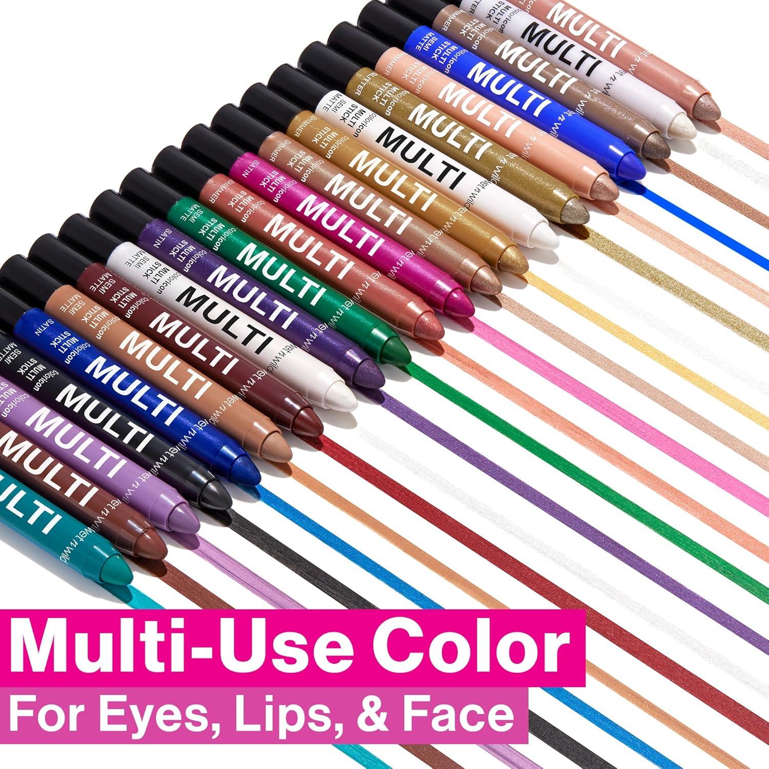 wet n wild Color Icon Cream Eyeliner Eyeshadow Multi-Stick, Moisturizing, Nourishing Velvety Cream-to-Powder Buildable & Blendable Formula, Cruelty-Free & Vegan – Champagne Room(Poppy-lar)