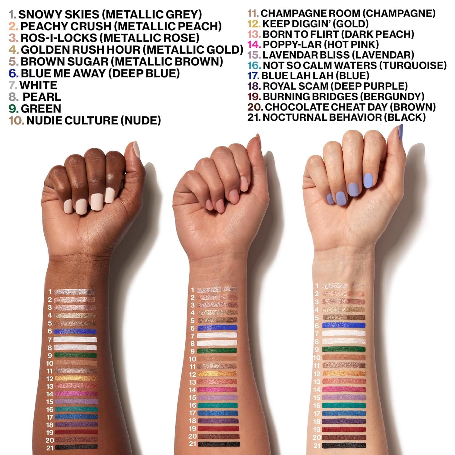 wet n wild Color Icon Cream Eyeliner Eyeshadow Multi-Stick, Moisturizing, Nourishing Velvety Cream-to-Powder Buildable & Blendable Formula, Cruelty-Free & Vegan – Champagne Room(Poppy-lar)