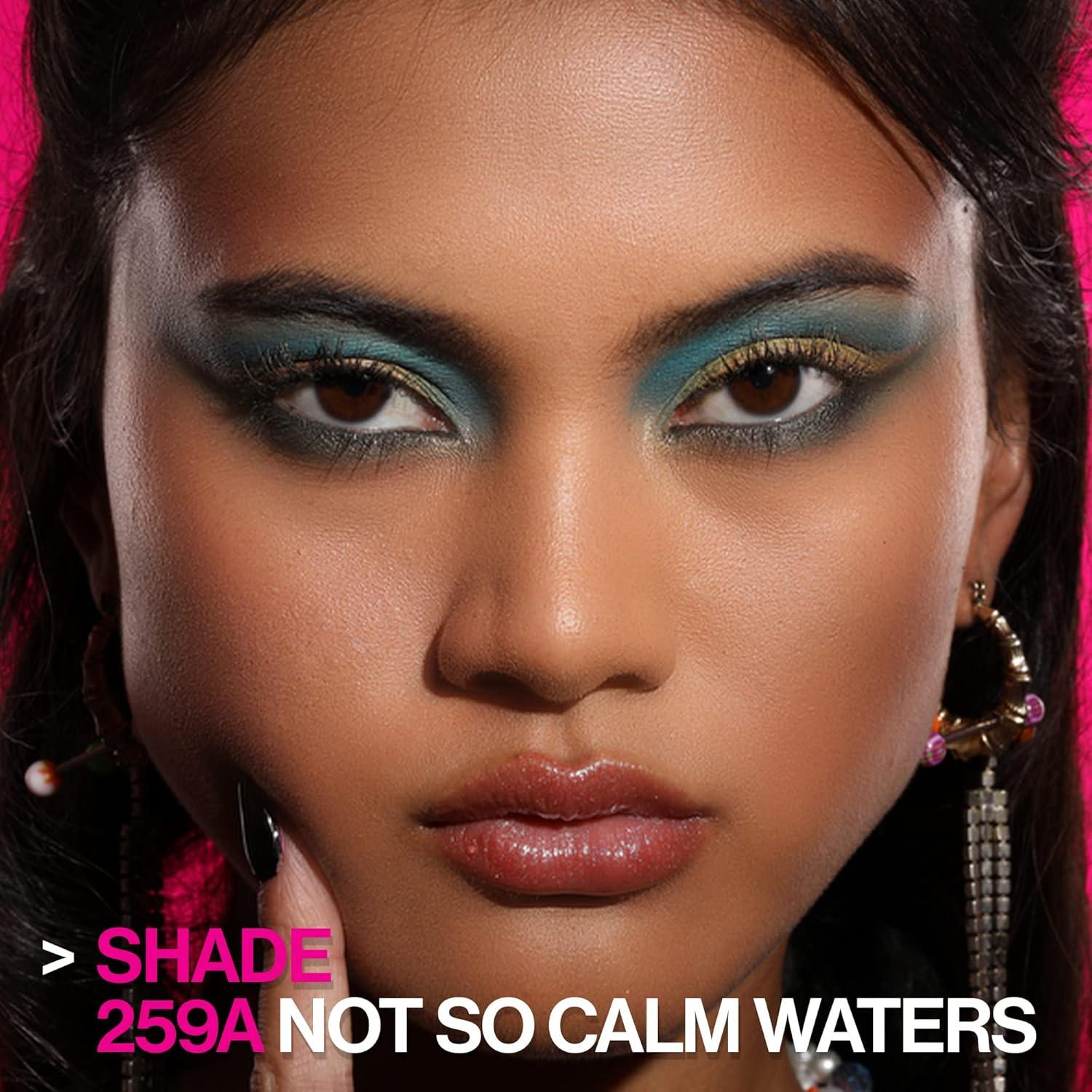 wet n wild Color Icon Cream Eyeliner Eyeshadow Multi-Stick, Moisturizing, Nourishing Velvety Cream-to-Powder Buildable & Blendable Formula, Cruelty-Free & Vegan – Bragging Whites(Not So Calm Waters)
