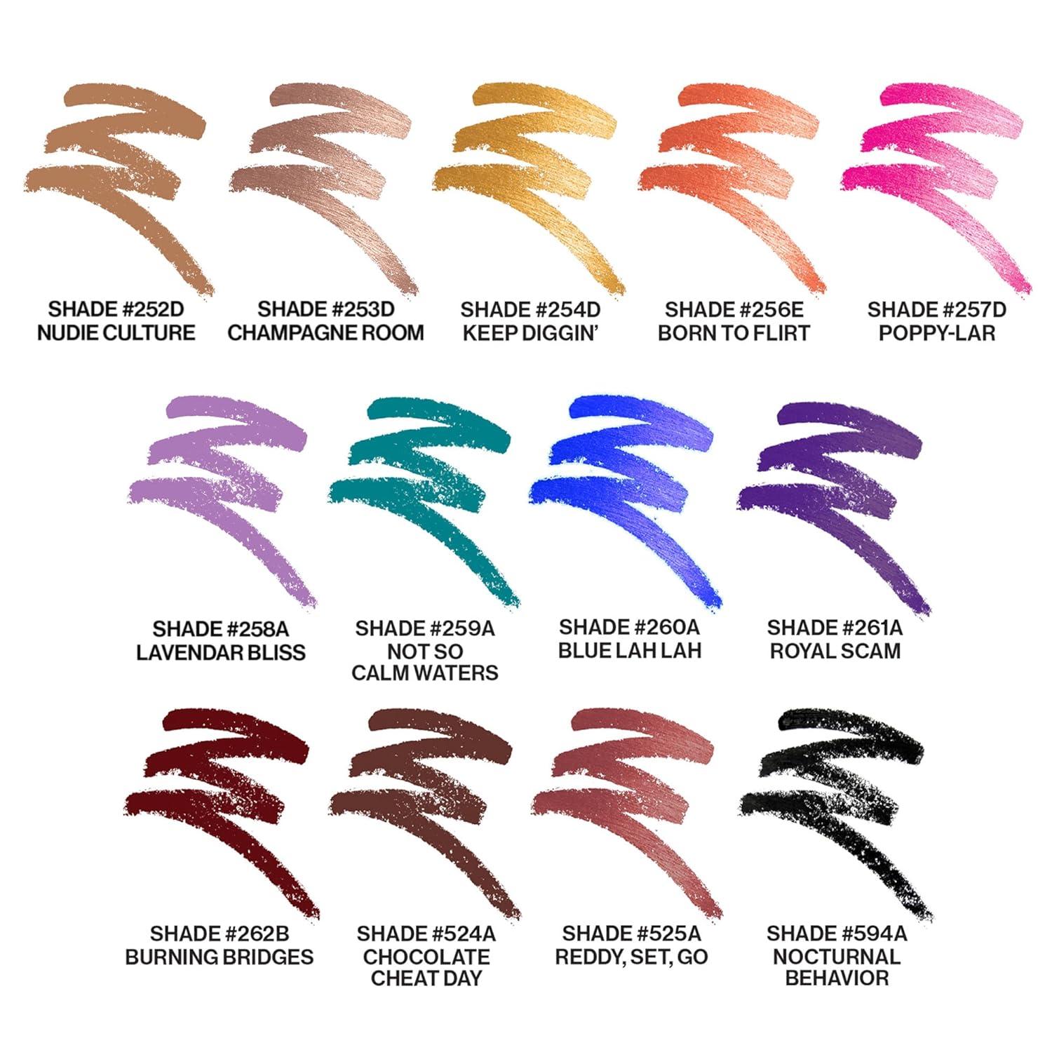 wet n wild Color Icon Cream Eyeliner Eyeshadow Multi-Stick, Moisturizing, Nourishing Velvety Cream-to-Powder Buildable & Blendable Formula, Cruelty-Free & Vegan – Bragging Whites(Not So Calm Waters)