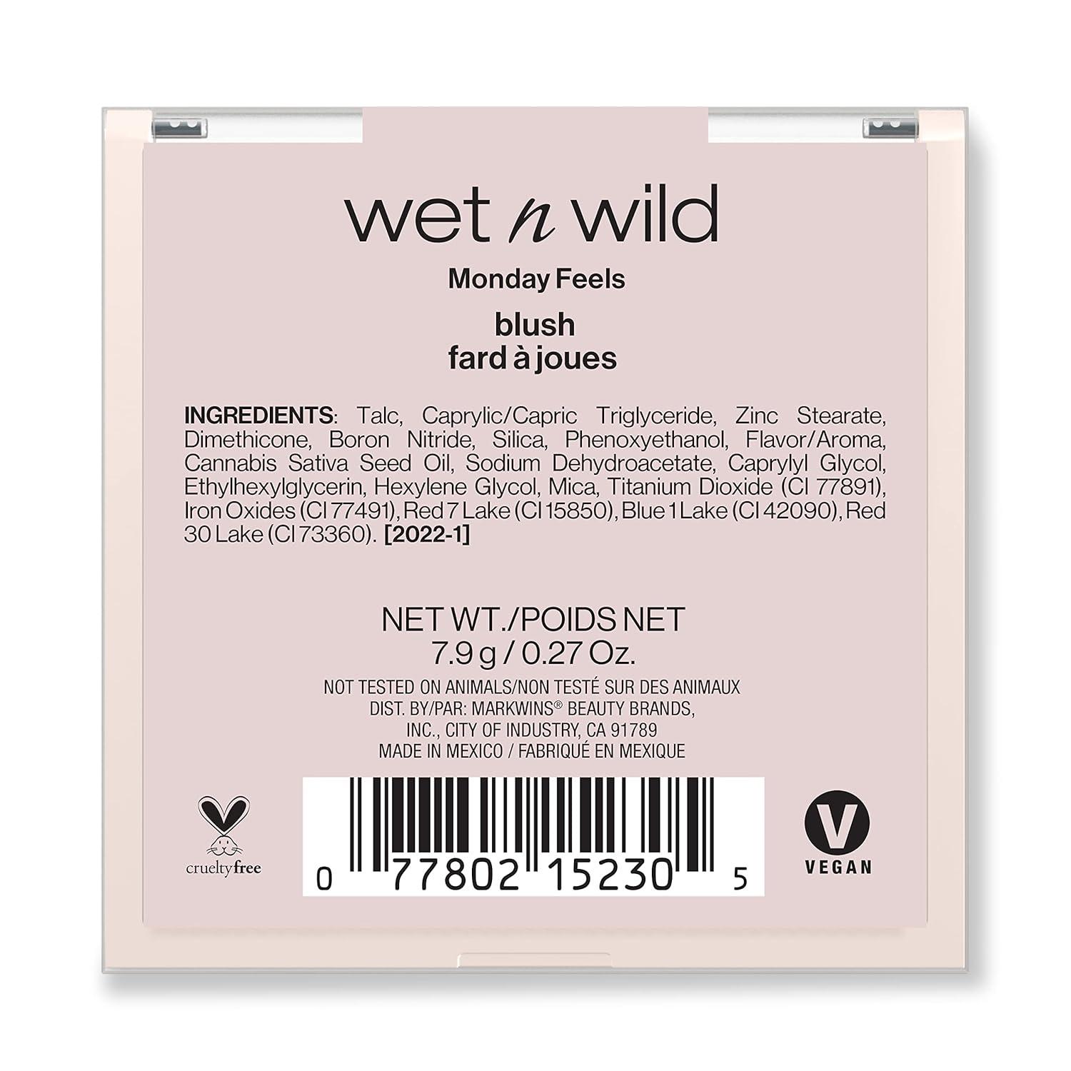 Wet n Wild Mood Cannabis Sativa Seed Oil Infused Makeup, Blush Complexion Enhancer Monday Feels, Natural Coffee Infused(Complexion Enhancer Monday Feels)