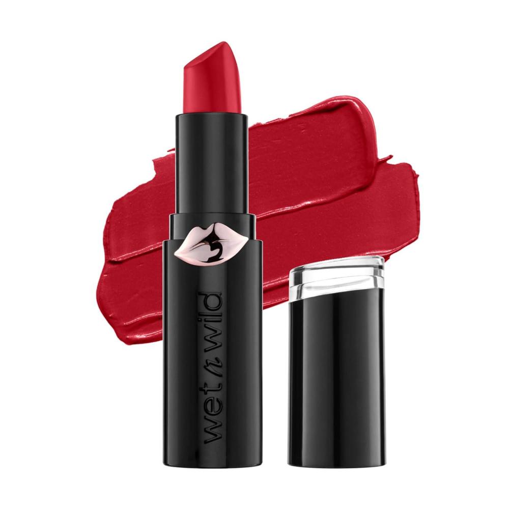 wet n wild Fantasy Makers MegaLast Matte Lip Color Hazardous Red(Hazardous Red)