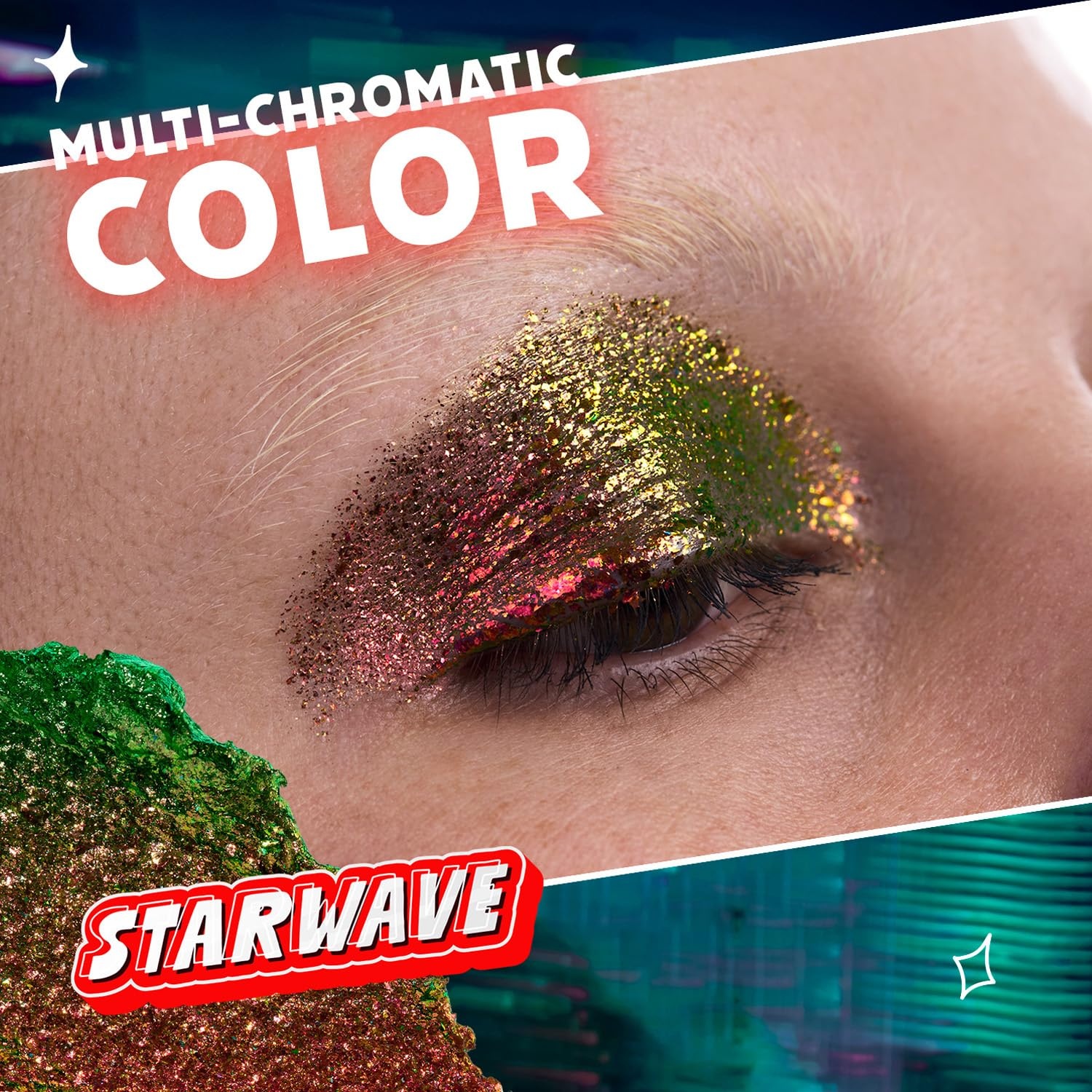 wet n wild Chameleon Chrome Eyeshadow Foil – Starwave(Starwave)