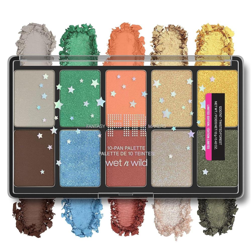 wet n wild Fantasy Makers Halloween 10 Pan Palette Hallow-Queen(Twisted Forest)