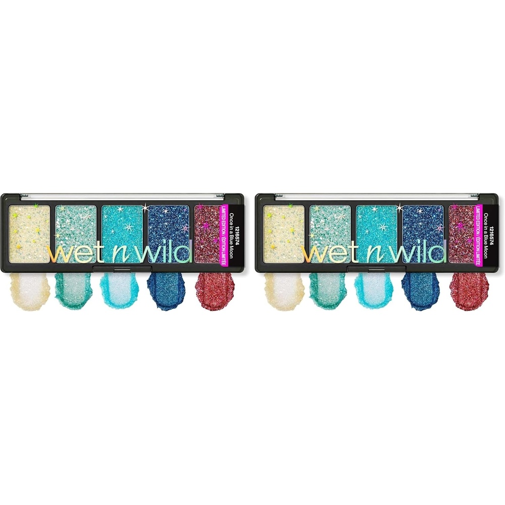 wet n wild Glitter Palette – Once in A Blue Moon (Pack of 2)(Pack of 2)