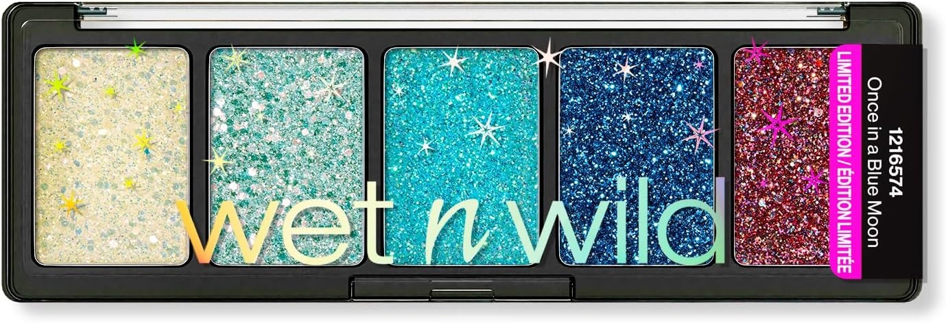 wet n wild Glitter Palette – Once in A Blue Moon (Pack of 2)(Pack of 2)