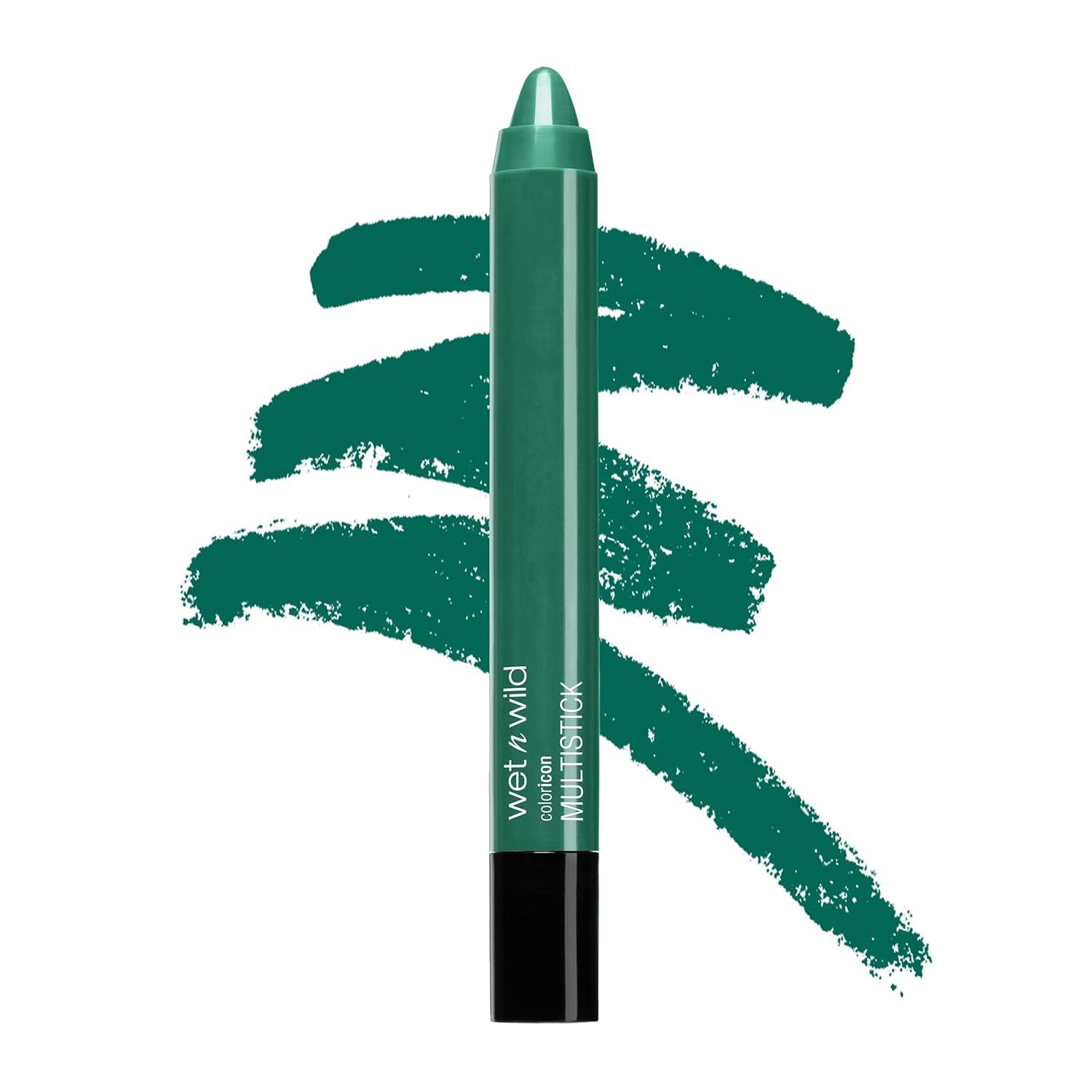 wet n wild Color Icon Cream Eyeshadow Makeup Multi-Stick Dark Brown Cheat Day & Green