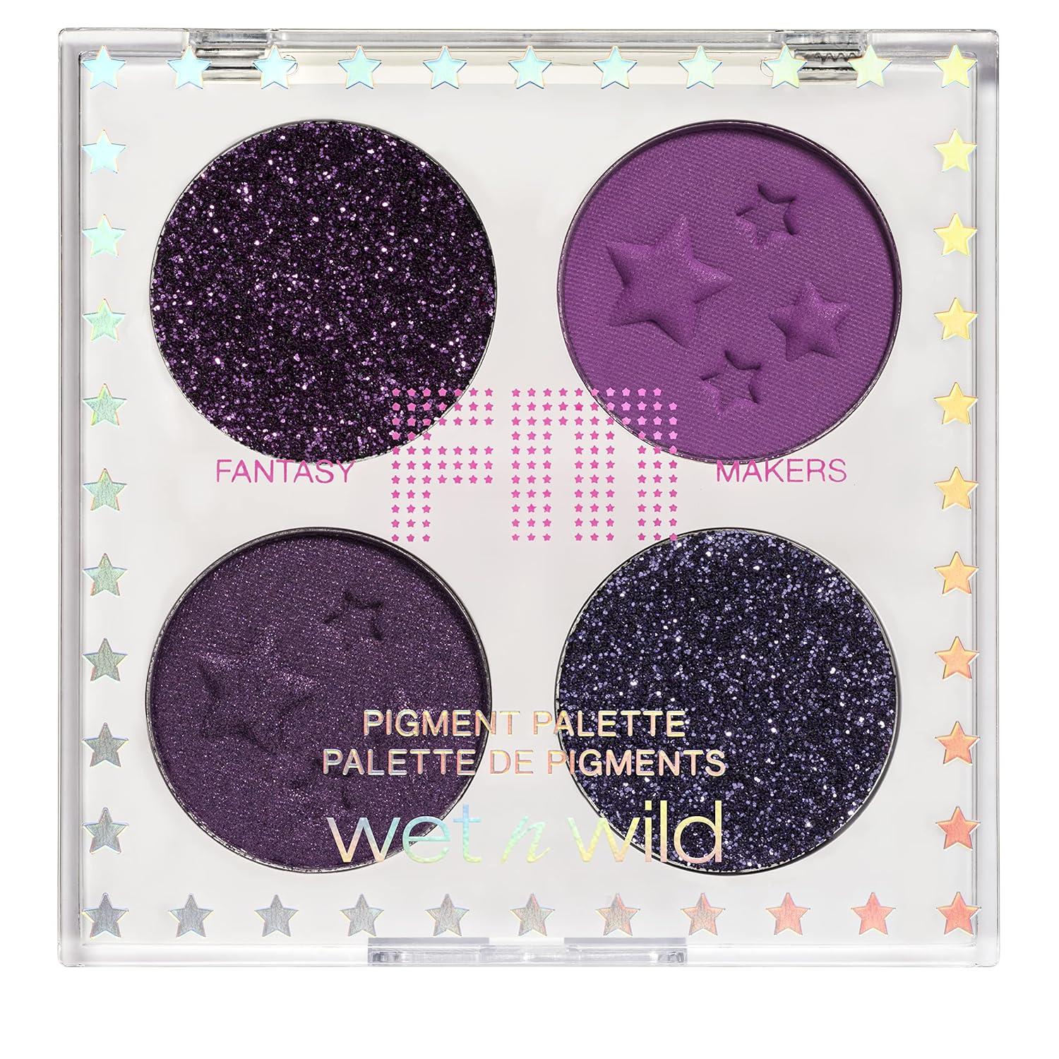 wet n wild Eyeshadow Fantasy Makers Fantasy Makers Pigment Palette, Metallic Shimmer Eye Makeup, Pink Blue Me Away(Punkster)
