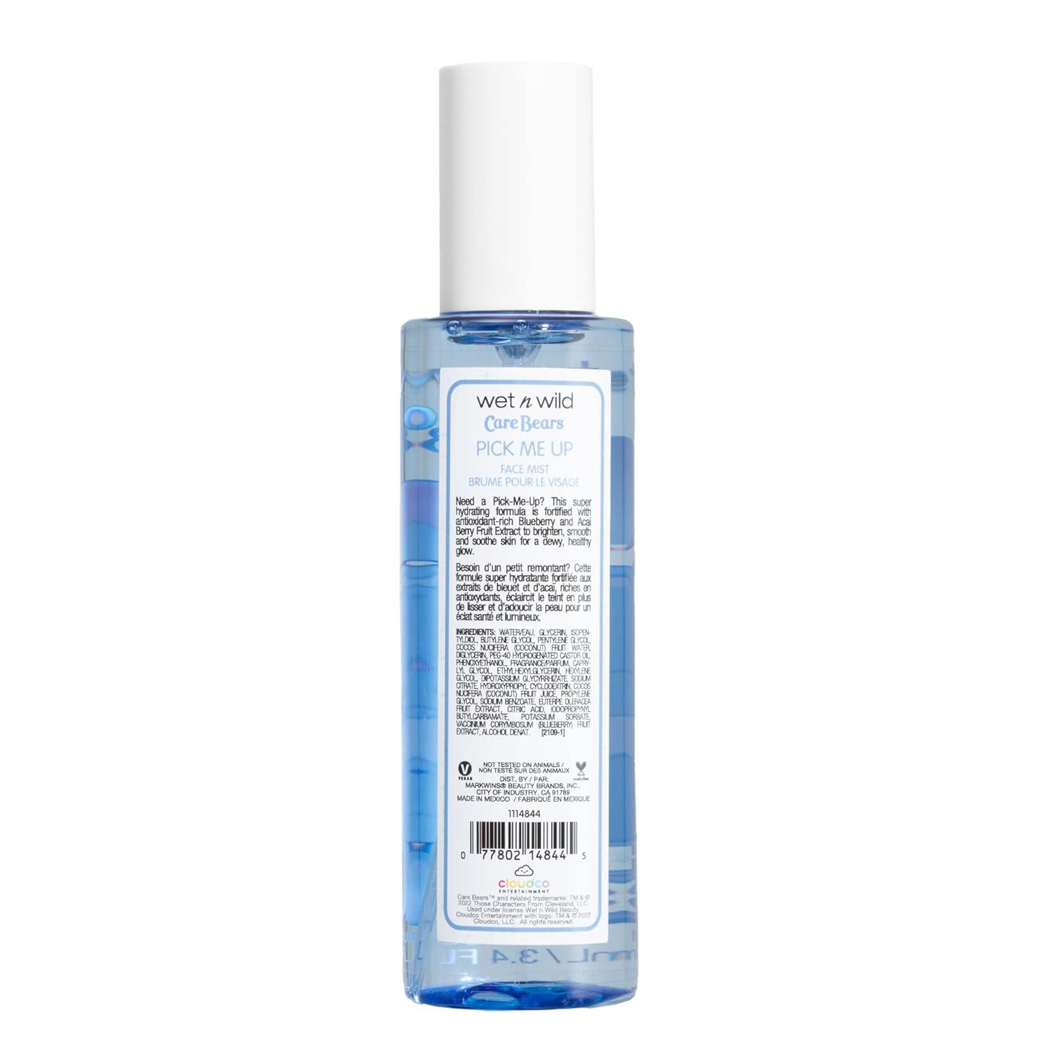 wet n wild Sesame Street 5-in-1 Prime & Set Face Mist, Floral Scented Makeup Setting Spray with Hyaluronic Acid & Niacinamide, Cruelty-Free – Count On Me(Pick Me Up)