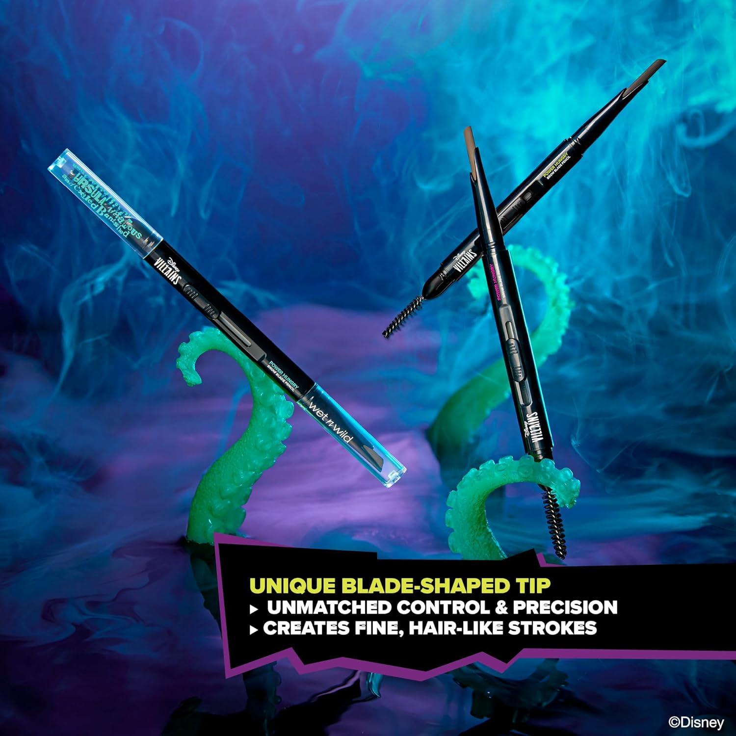 wet n wild Disney Villains Power Hungry Brow Blade Pencil – Taupe(1 Count (Pack of 1))