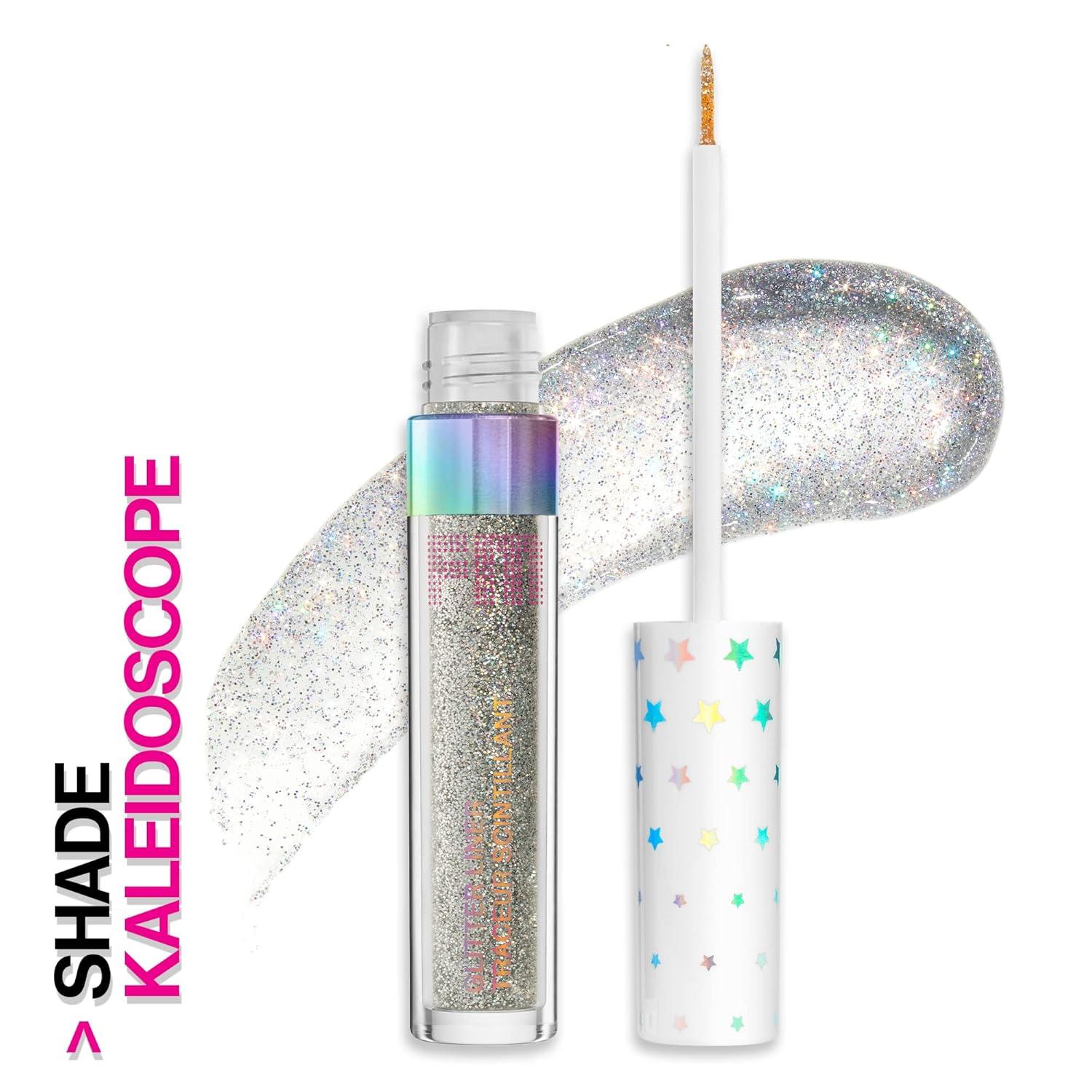 wet n wild Glitter Eyeliner Fantasy Makers Glitter Eye Liner Makeup, Silver Kaleidoscope (Pack of 2)