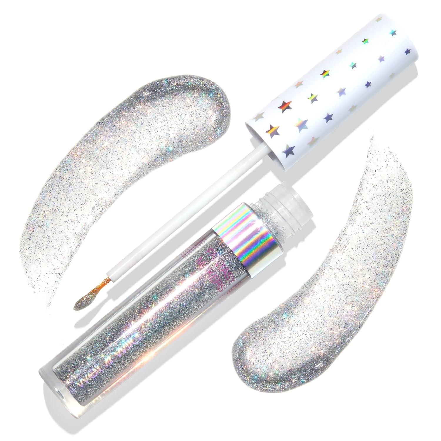 wet n wild Glitter Eyeliner Fantasy Makers Glitter Eye Liner Makeup, Silver Kaleidoscope (Pack of 2)