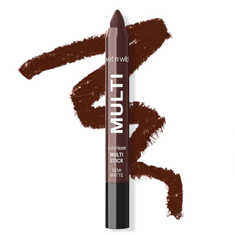 wet n wild Color Icon Cream Eyeliner Eyeshadow Multi-Stick, Moisturizing, Nourishing Velvety Cream-to-Powder Buildable & Blendable Formula, Cruelty-Free & Vegan – Bragging Whites(Cheat Day)