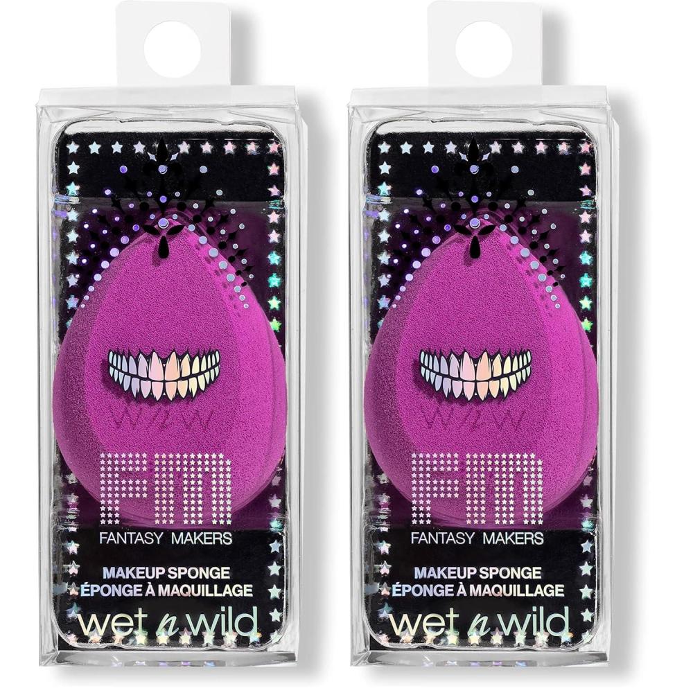 wet n wild Fantasy Makers Halloween Makeup Sponge Purple (Pack of 2)(Purple)