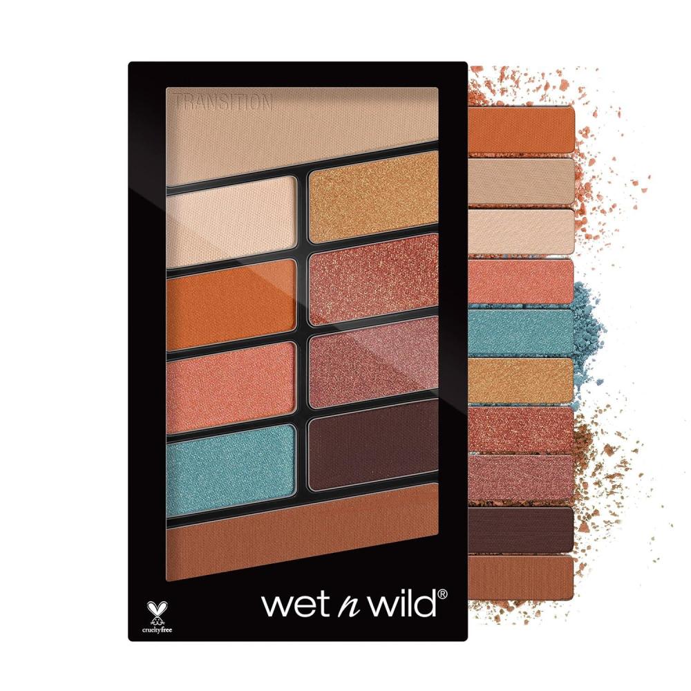 wet n wild Color Icon Eyeshadow Makeup Palette 10 Pan, Not a Basic Peach(Not a Basic Peach)