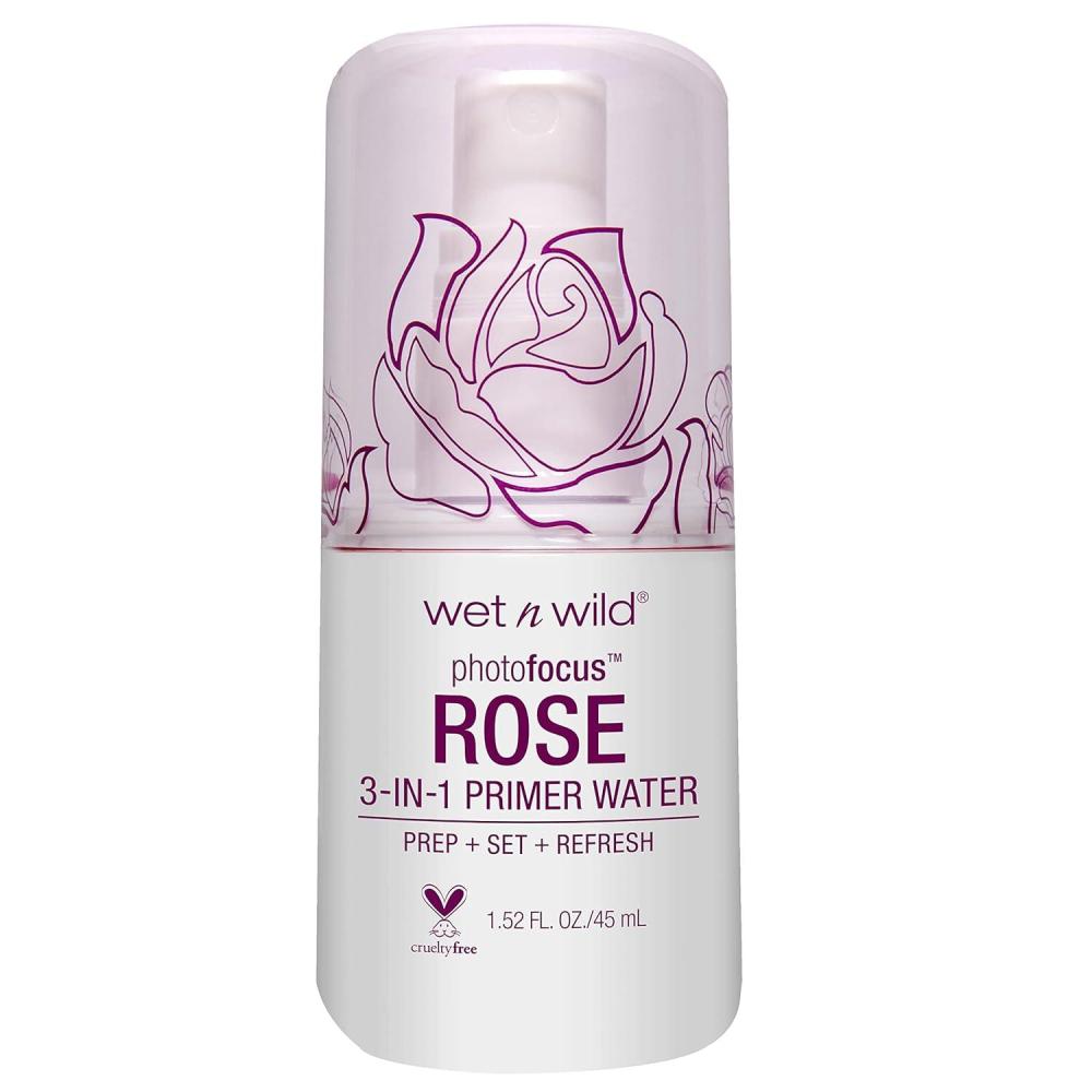 wet n wild Photo Focus Primer Water, Rose Addiction, 1.52 Ounces(Rose Addiction)