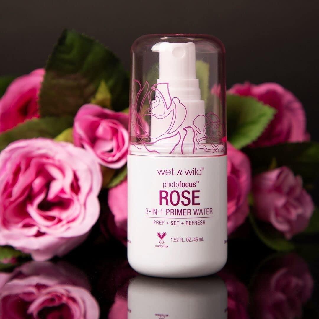 wet n wild Photo Focus Primer Water, Rose Addiction, 1.52 Ounces(Rose Addiction)