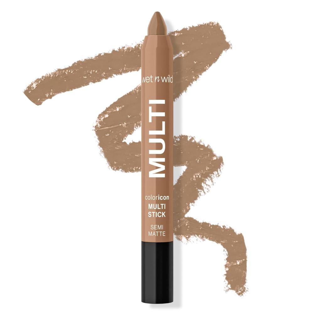 wet n wild Color Icon Cream Eyeliner Eyeshadow Multi-Stick, Moisturizing, Nourishing Velvety Cream-to-Powder Buildable & Blendable Formula, Cruelty-Free & Vegan – Champagne Room(Nudie Culture)