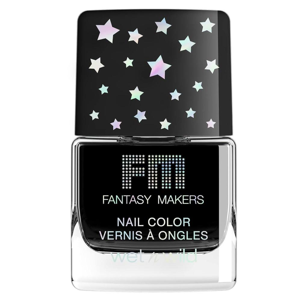 wet n wild Fantasy Makers Nail Polish Black(Black)