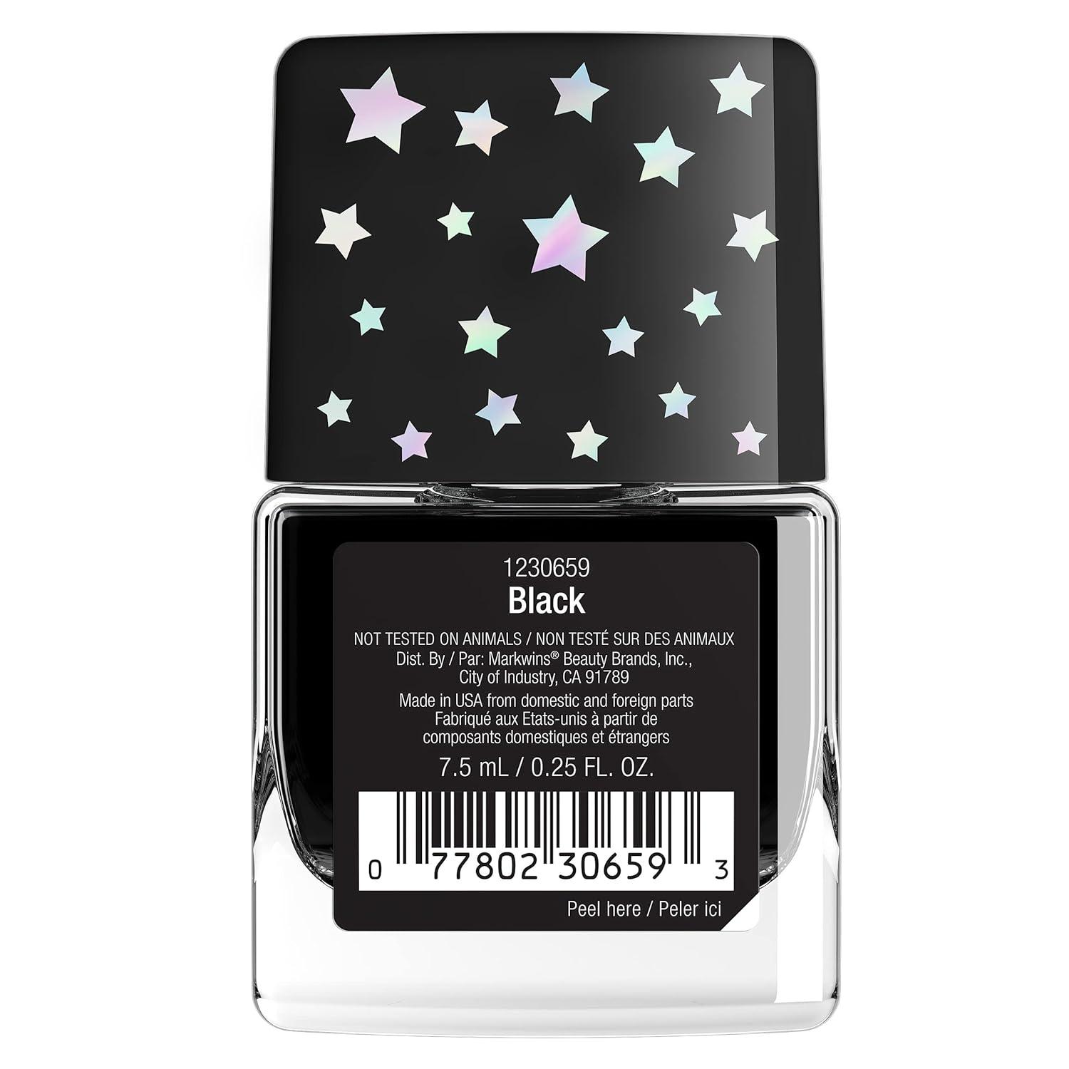 wet n wild Fantasy Makers Nail Polish Black(Black)
