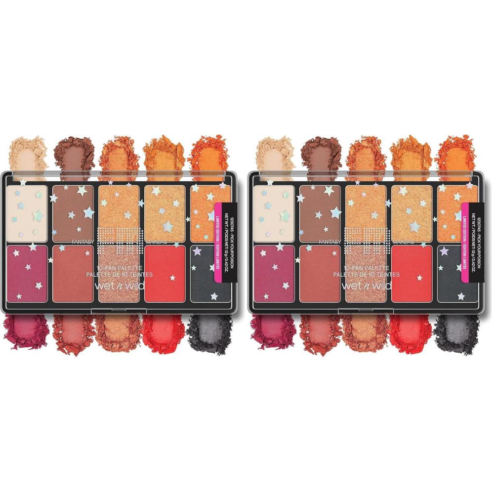 wet n wild Fantasy Makers Halloween 10 Pan Palette Pick Your Poison (Pack of 2)