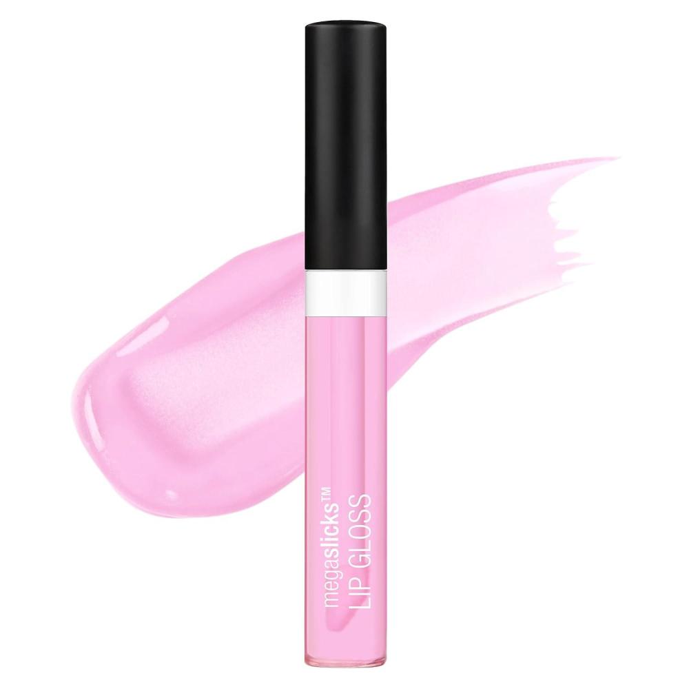 wet n wild MegaSlicks Lip Gloss, Ultra-Glossy, Vitamin-E Enriched, Ultra-Gloss High Shine Moisturizing, Cruelty-Free & Vegan – Sweet Glaze(Carded)