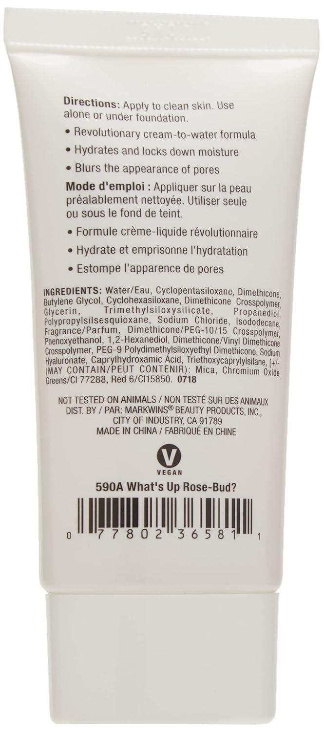 wet n wild Photo Focus Water Drop Primer, Lightweight Hydrating Primer with Hyaluronic Acid, Cruelty-Free & Gluten-Free – Cucumber(Rose)