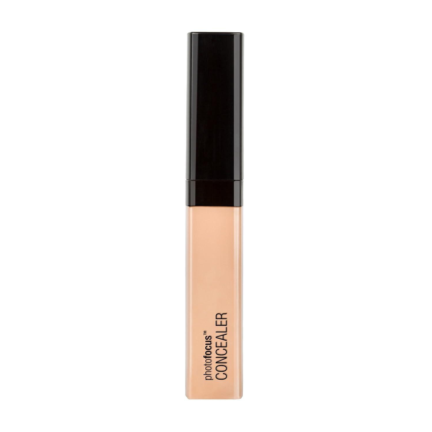 wet n wild Photo Focus Concealer, Med/Deep Tan, Under Eyes, Makeup, Blemish, Full Coverage, Lightweight(Light Ivory)