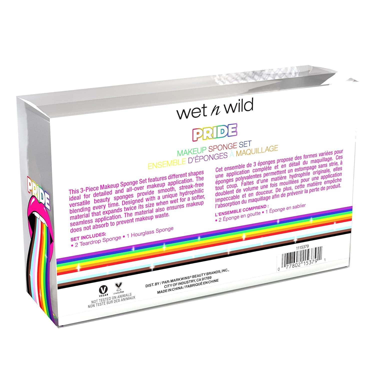 wet n wild Pride Collection Makeup Sponge Set of 3(1 Count (Pack of 1))