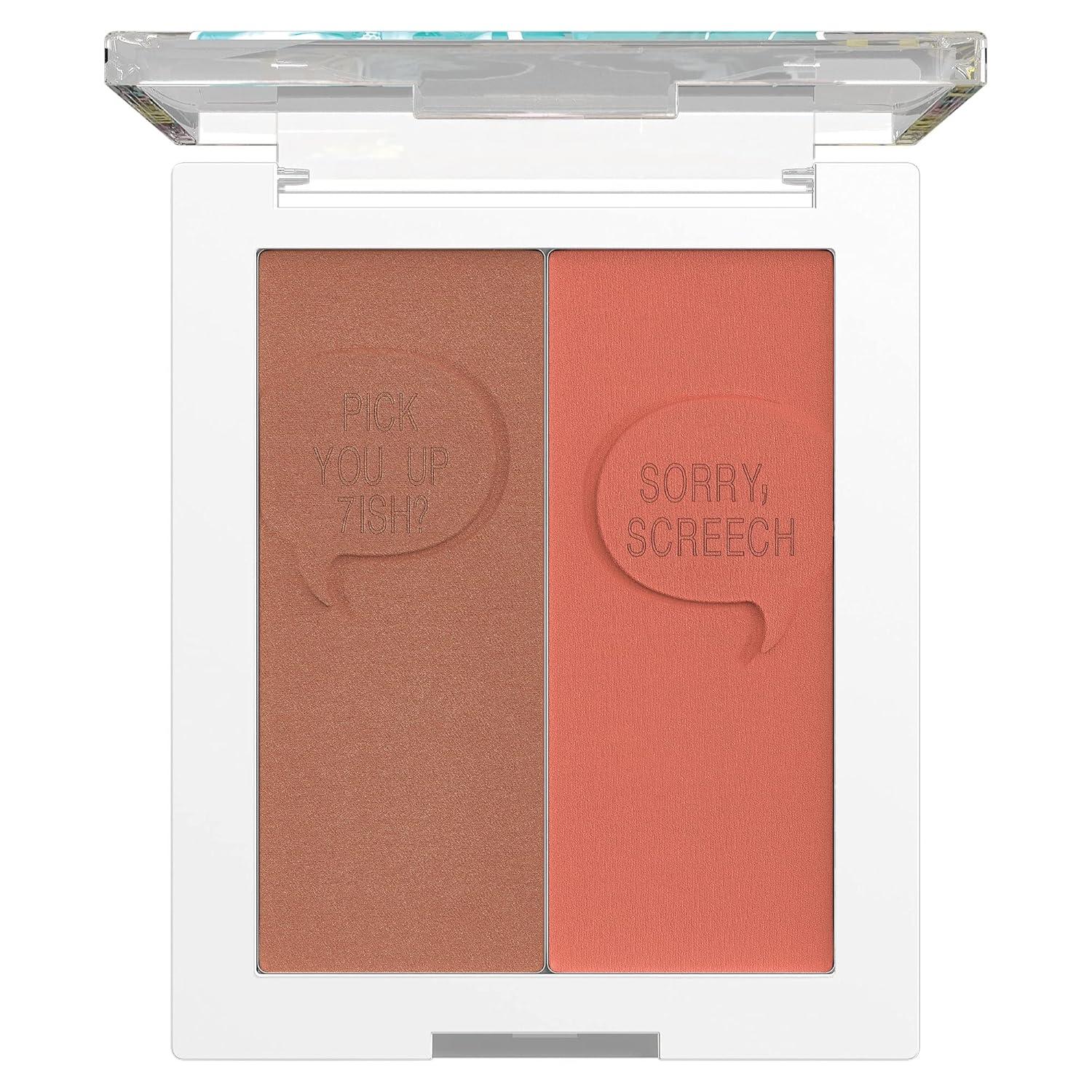 wet n wild Saved By The Bell Highlighter & Illuminator Duo, Radiant Shimmer Face Palette, Ultra-Reflective Micro-Pearls, Buildable Powder Formula, Cruelty-Free Makeup – Nerd Alert