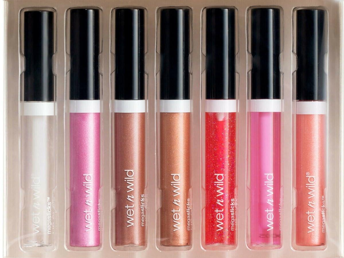 wet n wild MegaSlicks Lip Gloss, Ultra-Glossy, Vitamin-E Enriched, Ultra-Gloss High Shine Moisturizing, Cruelty-Free & Vegan – Berried Treasure(Carded)(Red Sensation)