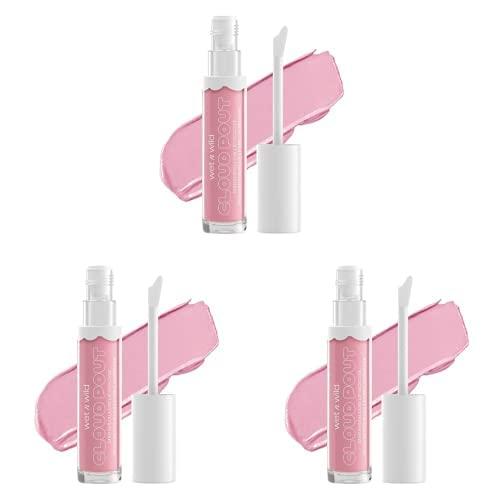 wet n wild Lip Cream Cloud Pout w/Marshmallow, Pink Girl, You’re Whipped | Argan Oil | Vitamin E | Marshmallow Flavored(Light Pink Cloud Chaser)