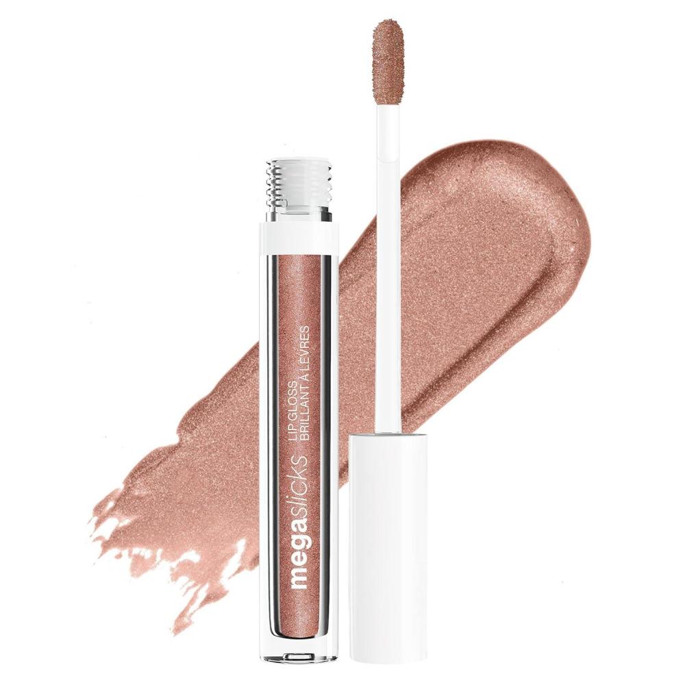 wet n wild MegaSlicks Lip Gloss, Ultra-Glossy, Vitamin-E Enriched, Ultra-Gloss High Shine Moisturizing, Cruelty-Free & Vegan – Berried Treasure(Carded)(Bronzed Berry)