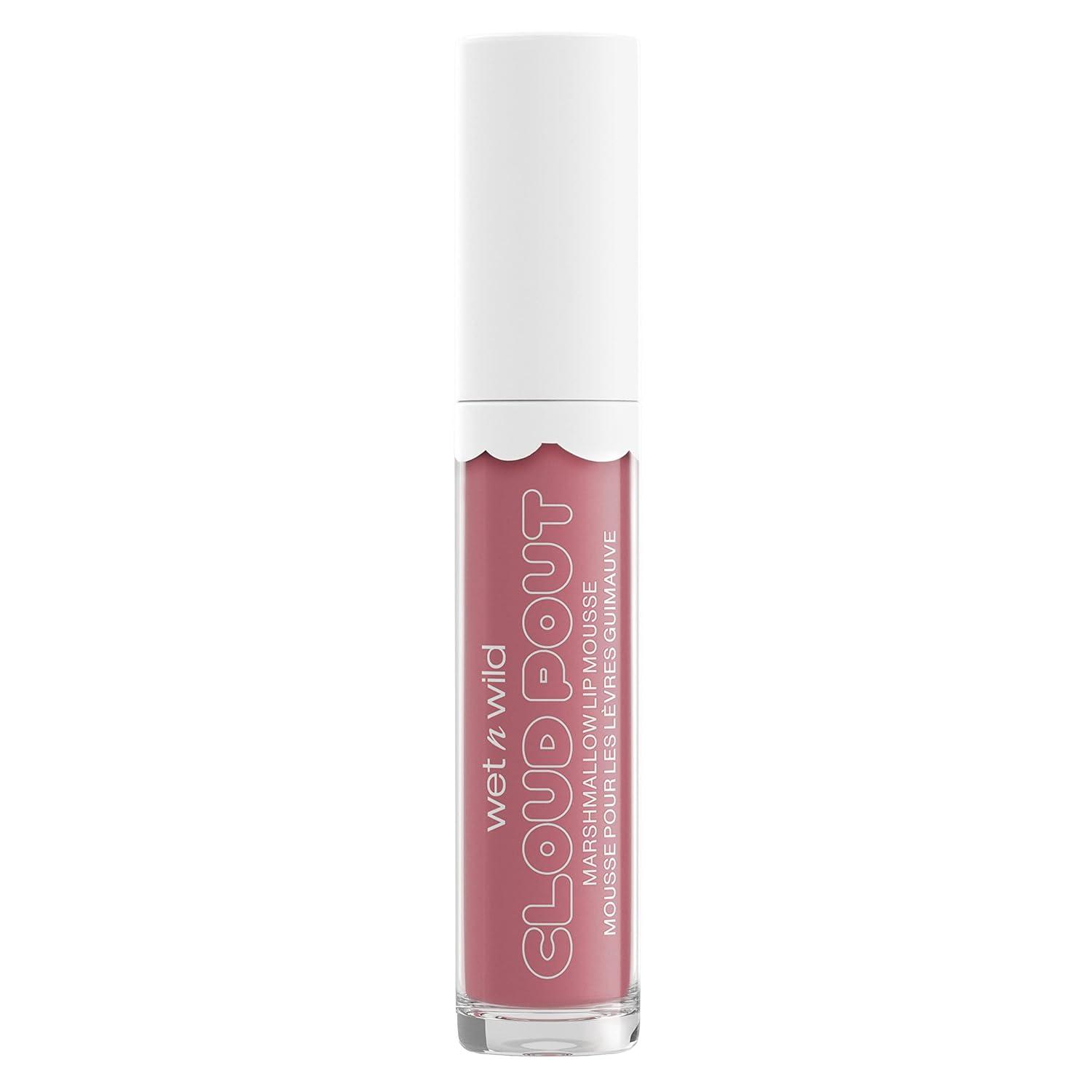 wet n wild Lip Cream Cloud Pout w/Marshmallow, Pink Girl, You’re Whipped | Argan Oil | Vitamin E | Marshmallow Flavored(Pink Girl  You’re Whipped)