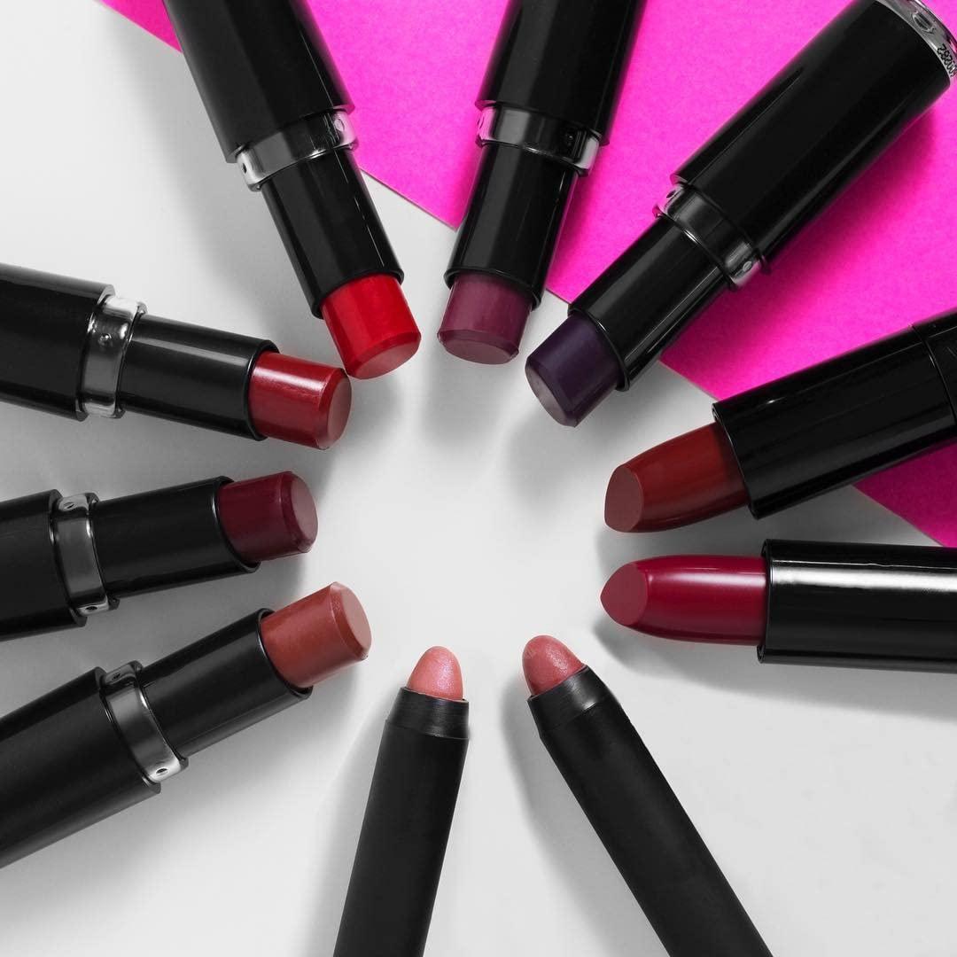 wet n wild Perfect Pout Lipstick, Black Power Outage Vegan | Gluten-Free | Cruelty-Free | Lip Color(Bare Your Soul)