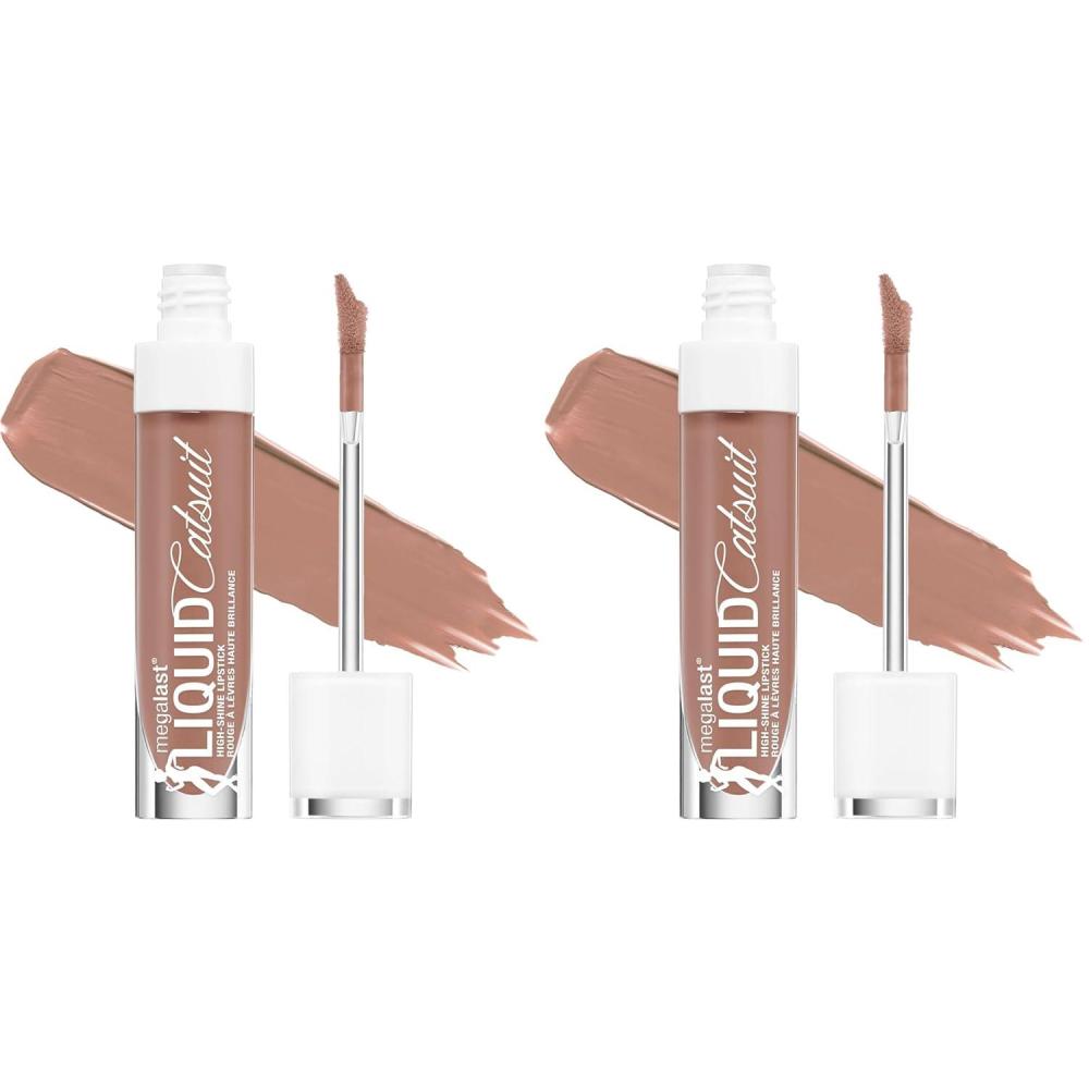 wet n wild Megalast Catsuit Matte Liquid Lipstick, Red Give Me Mocha | Lip Color Makeup | Moisturizing | Creamy | Smudge Proof(Chic Got Real)