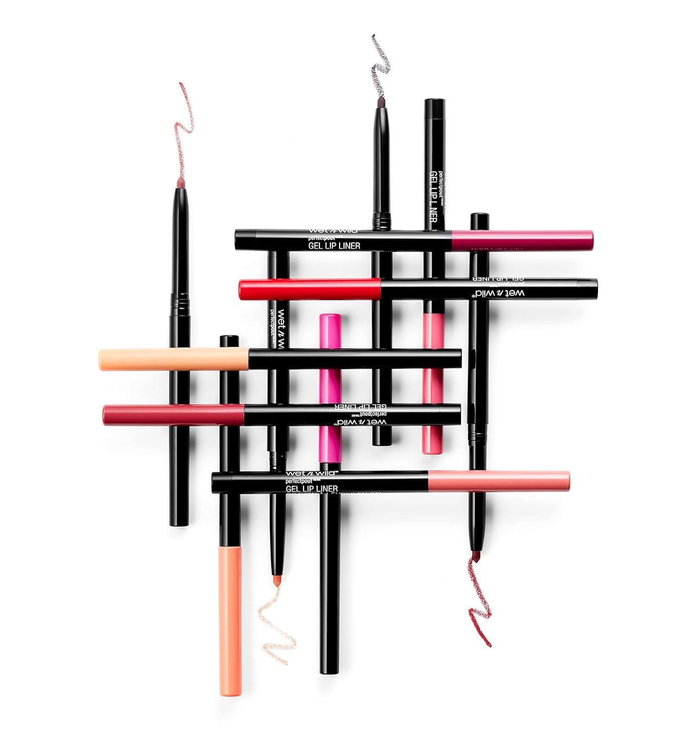 wet n wild Perfect Pout Matte Retractable Gel Lip Liner Pencil, Rich Creamy Long Lasting Color, Well-Defined and Flawless Application, Vegan & Cruelty-Free – Purple Lay Down the Mauves(Lay Down the Mauves)