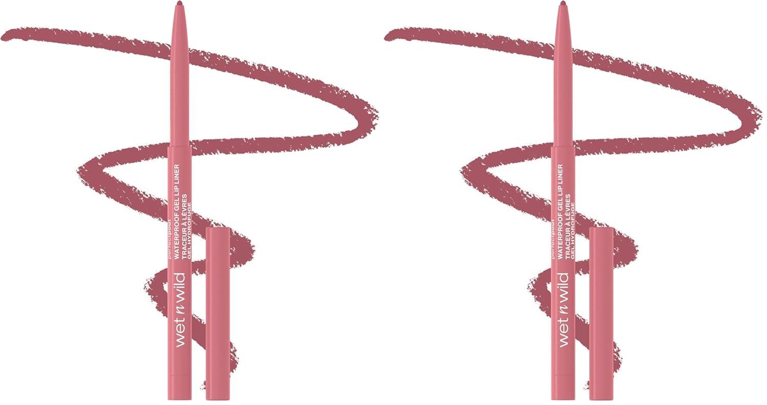 wet n wild Perfect Pout Matte Retractable Gel Lip Liner Pencil, Rich Creamy Long Lasting Color, Well-Defined and Flawless Application, Vegan & Cruelty-Free – Purple Lay Down the Mauves(Lay Down the Mauves)