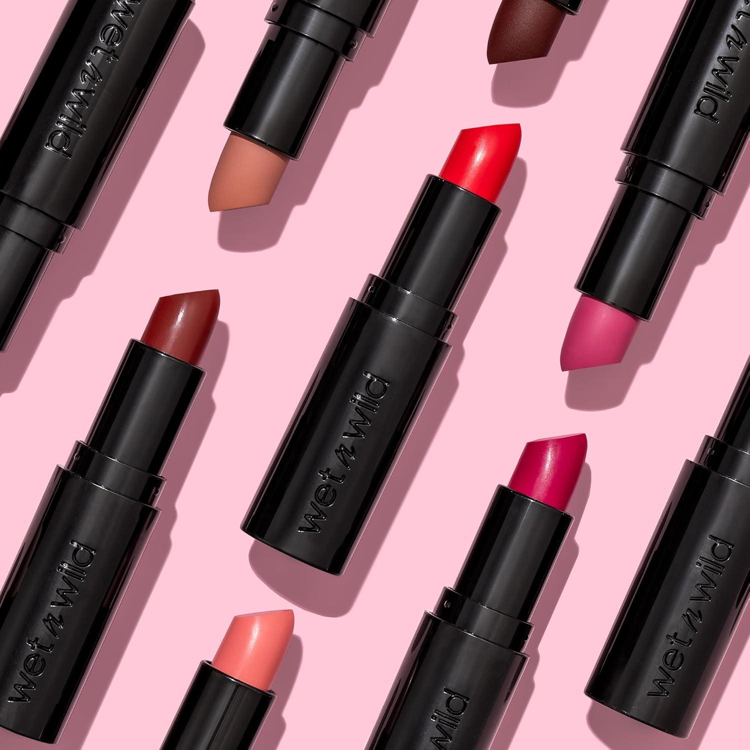 wet n wild Mega Last Matte Lip Color, Semi Matte Hyaluronic Acid Infused, Long Lasting Full Coverage for a Nourishing Pout, Cruelty-Free & Vegan – Cinnamon Spice(Never Nude)